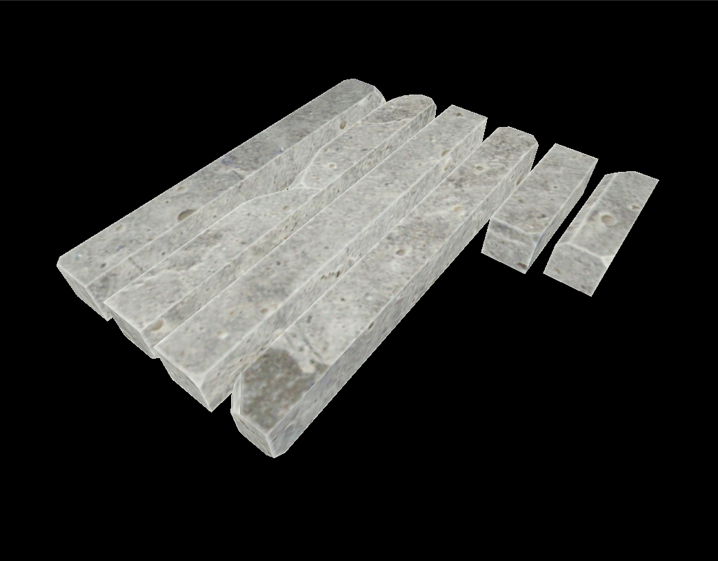 Concrete products low poly