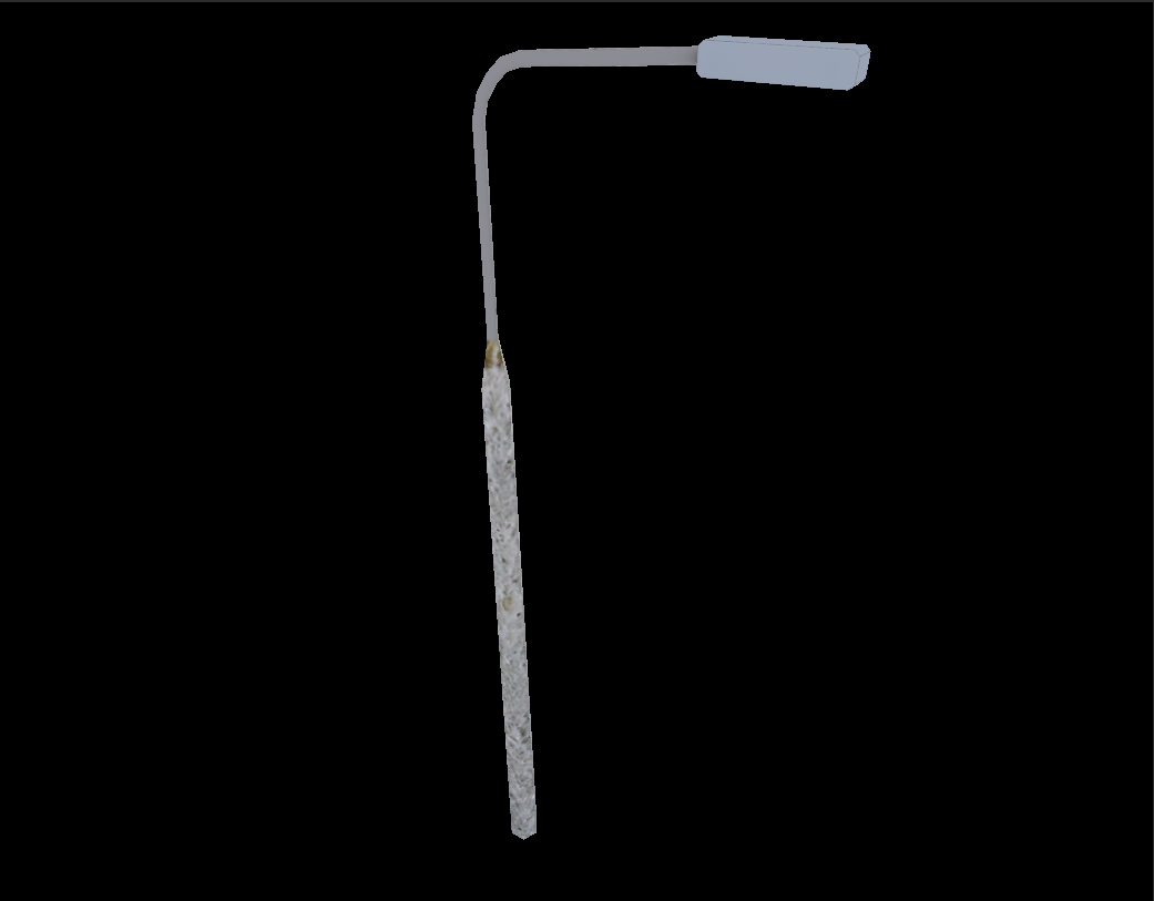 Lighting pole low poly