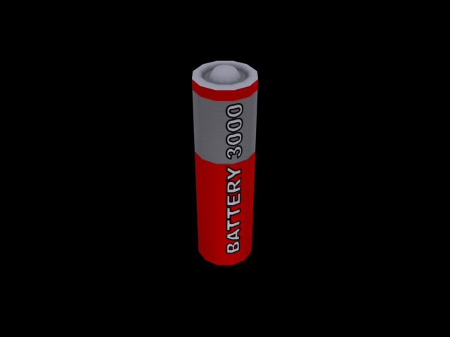 battery low poly