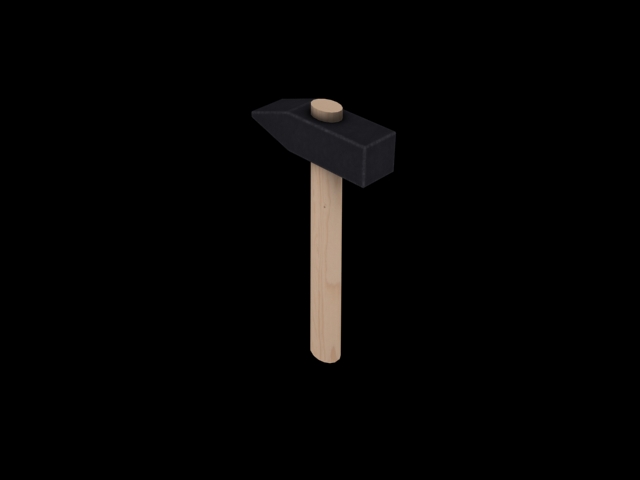 hammer low poly