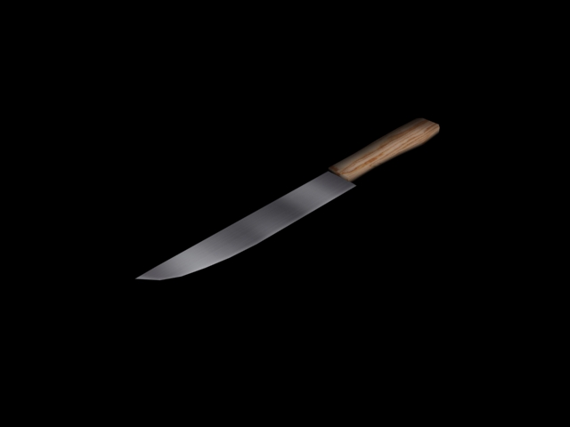Knife low poly 