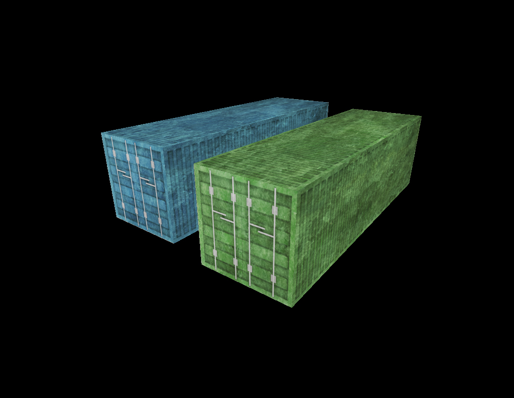 Container low poly 1