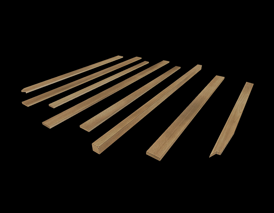 different boards low poly