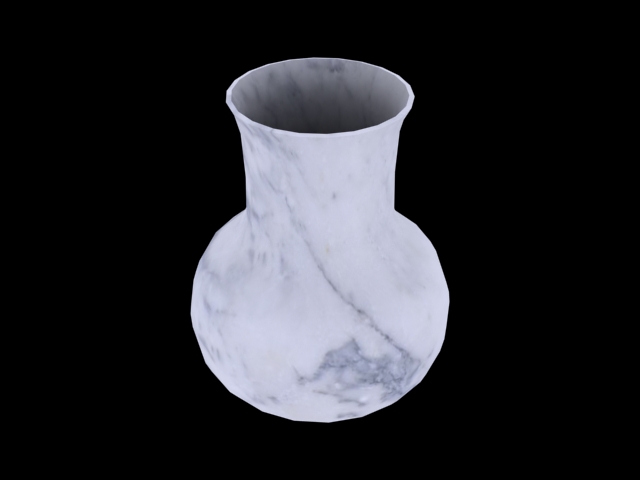 Vase low poly 3