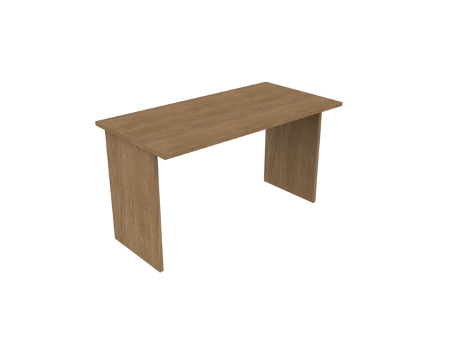 Wooden table low poly 1