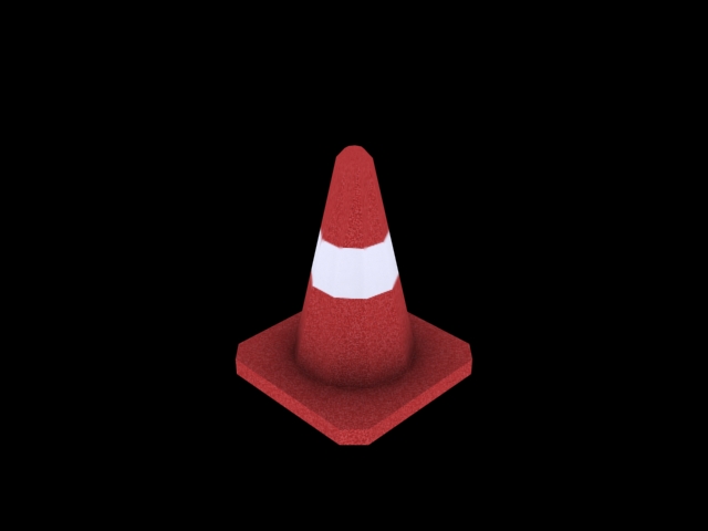 Small cone low poly 1