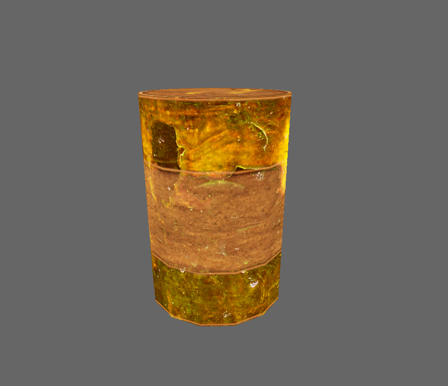 barrel low poly 2