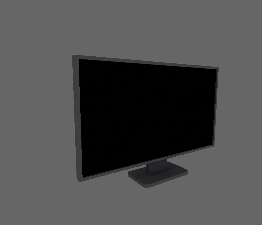 Monitor low poly 1