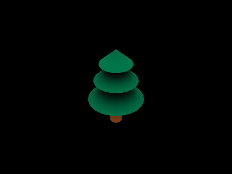 Low poly tree 1