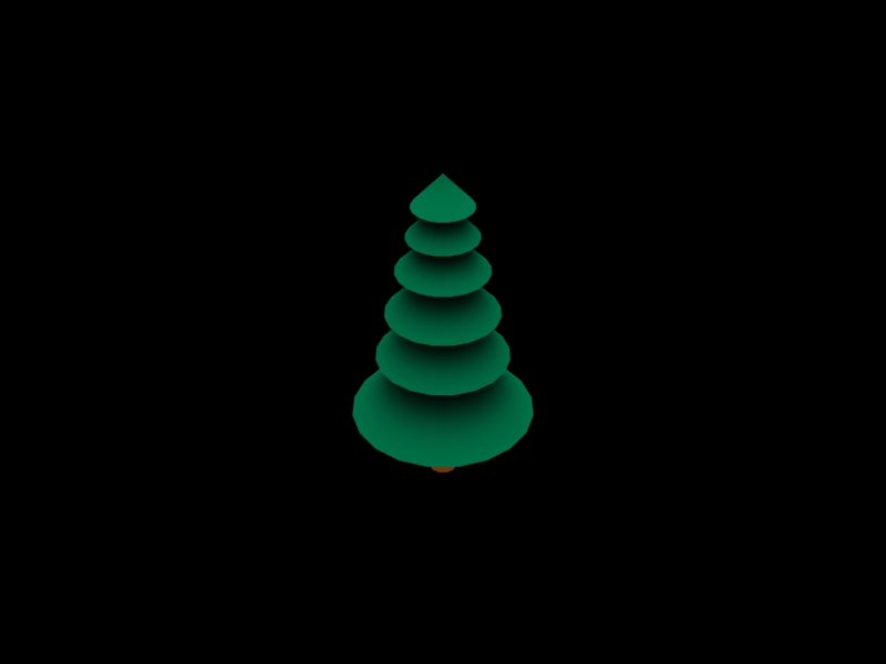 Low poly tree 4
