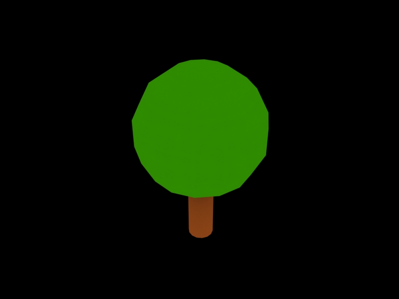 Low poly tree 6