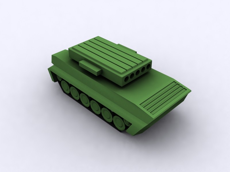 Armored vehicle for tower defender 9