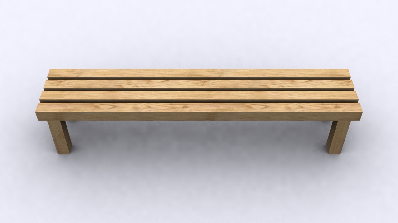 bench made of timber 1