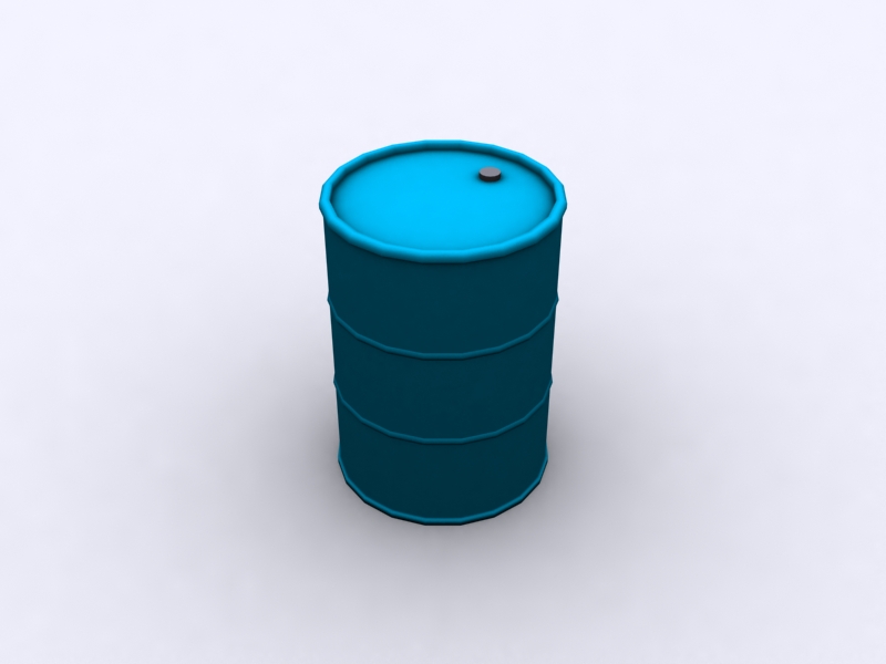 barrel low poly type 5