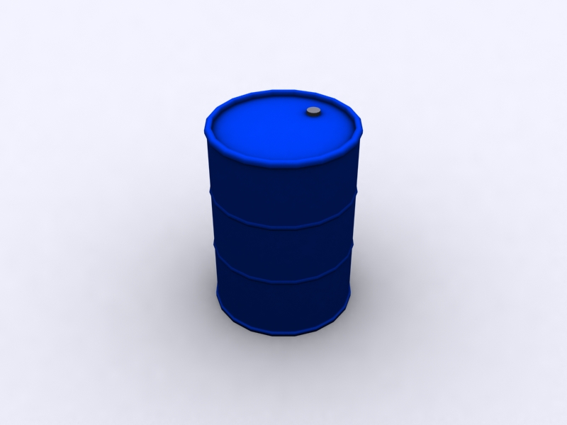 barrel low poly type 6