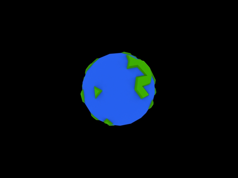 planet low poly 2