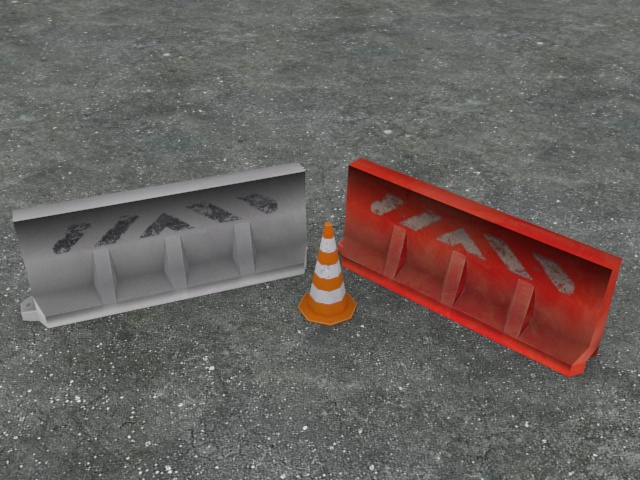 Road elements: Pack 01