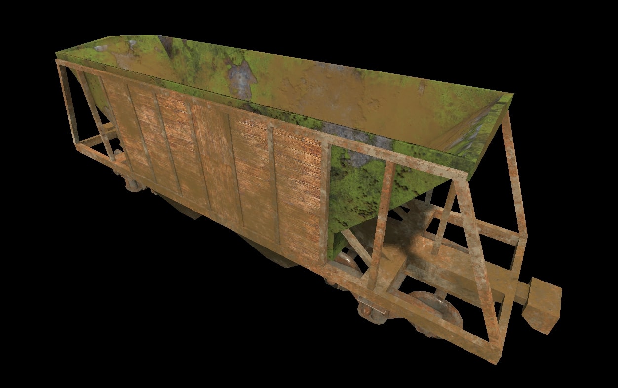 Railway Carriage (PBR 4k)