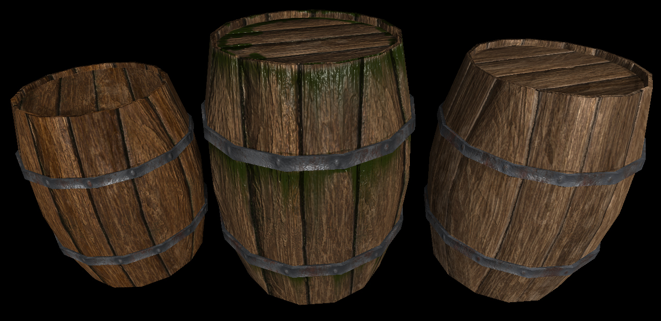 Dungeons Objects: Barrels Pack
