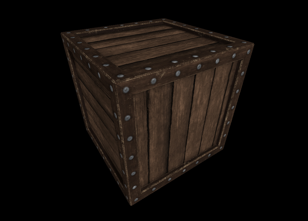 Dungeons Objects: Wood Box