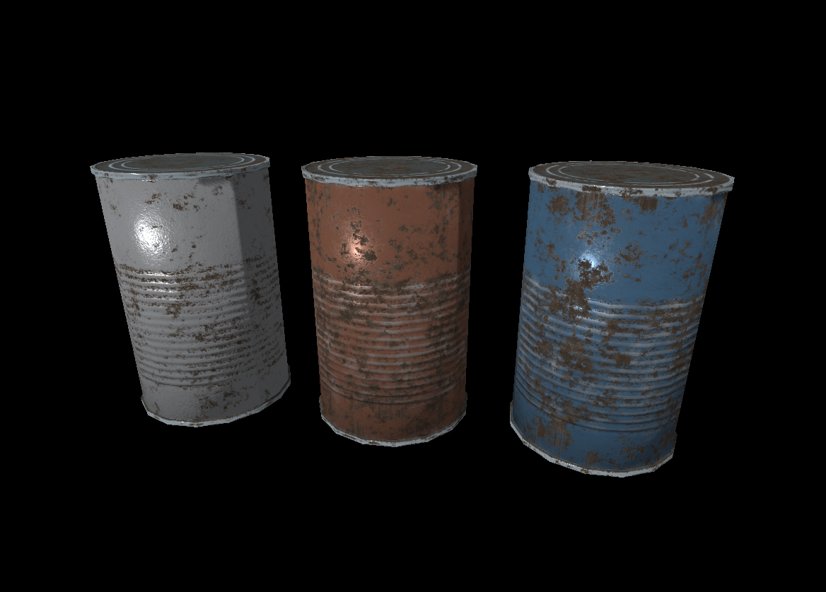 Rusty Old Food Cans