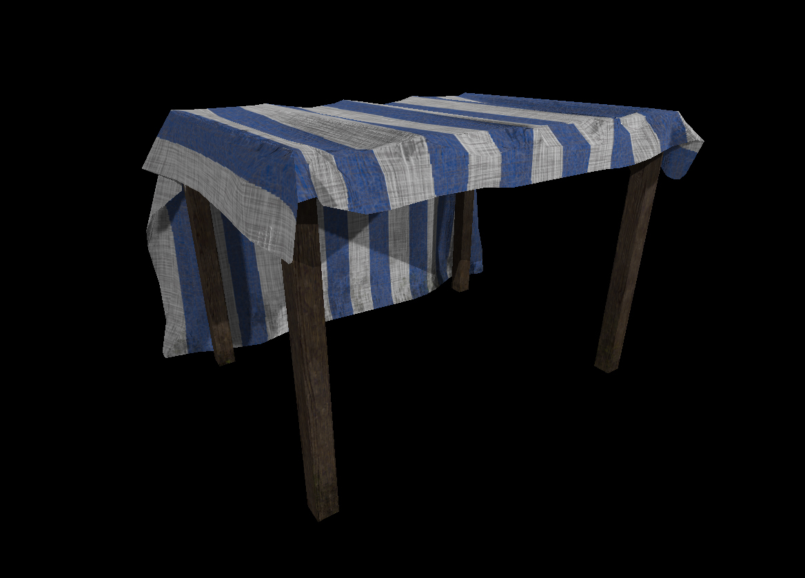 Medieval Furniture: Marketstall