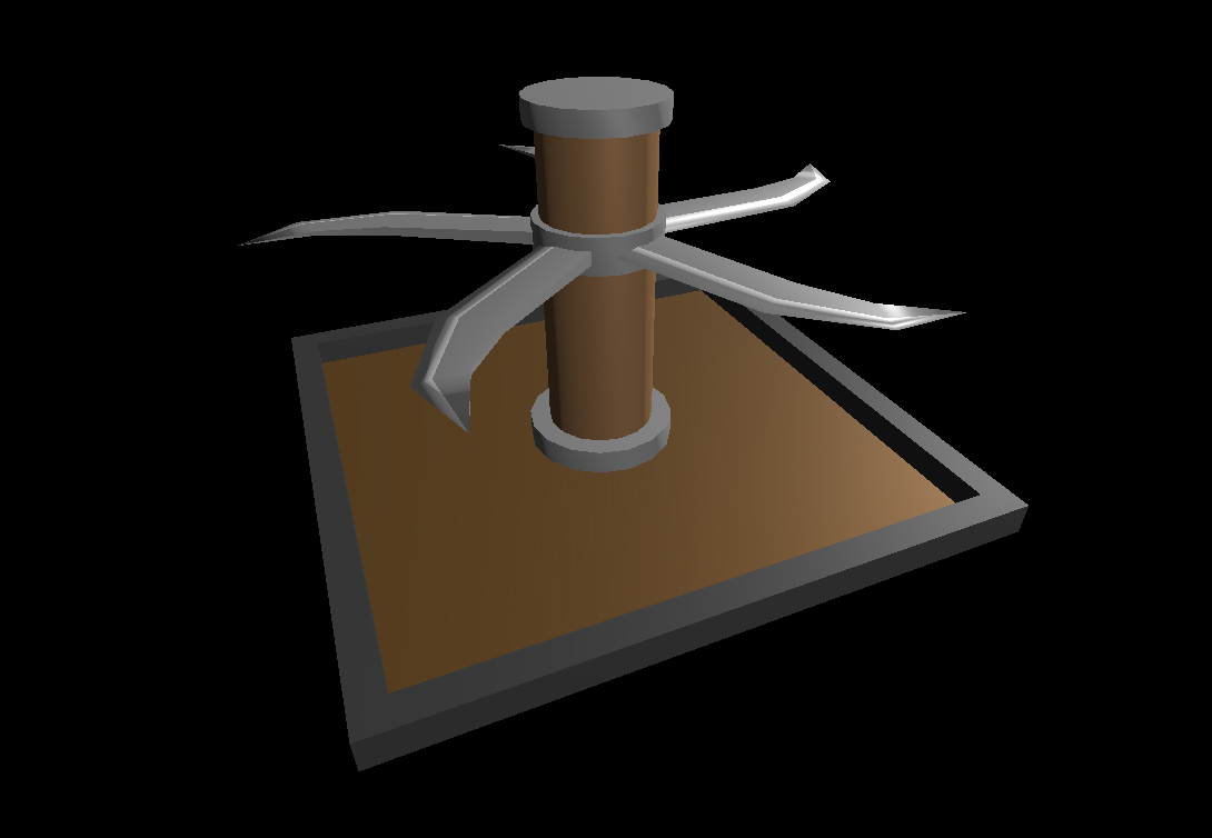 Low Poly Dungeon Trap 3