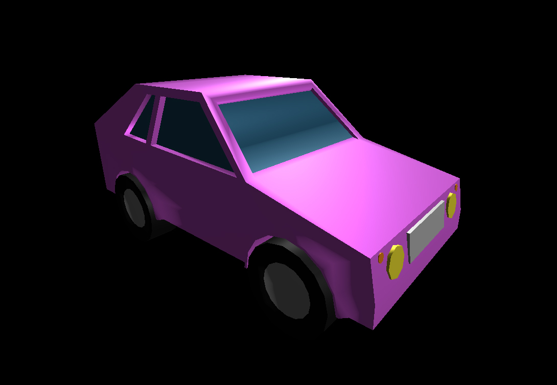 Low Poly Car 4