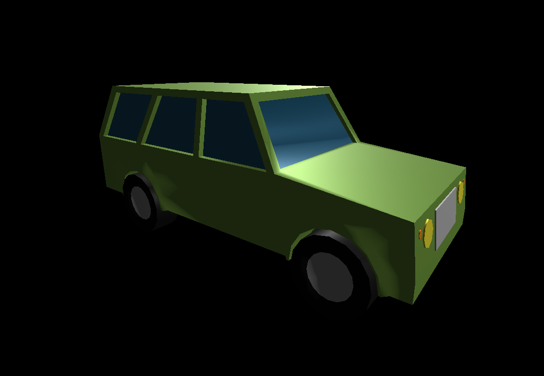 Low Poly Car 7