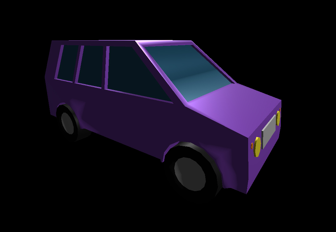 Low Poly Car 8