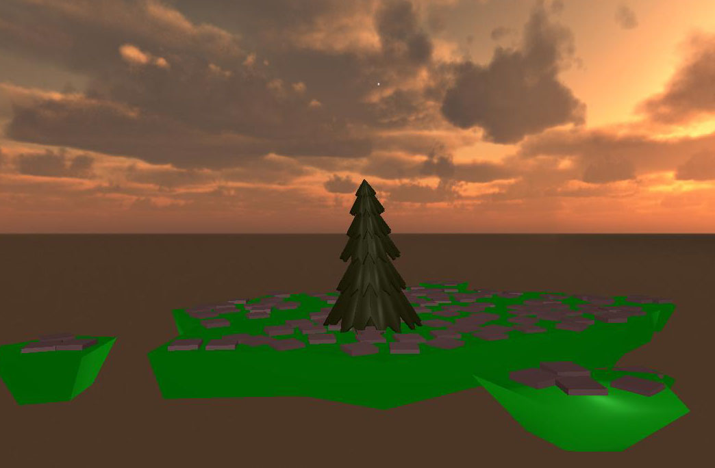 Ground Low poly