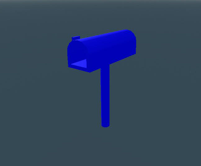 Blue Mailbox