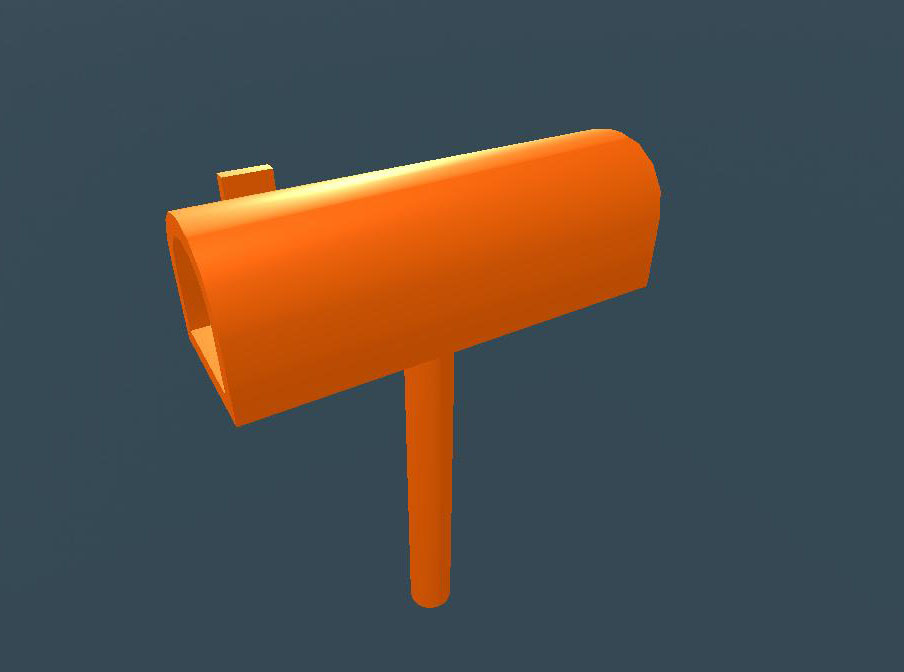 Orange Mailbox