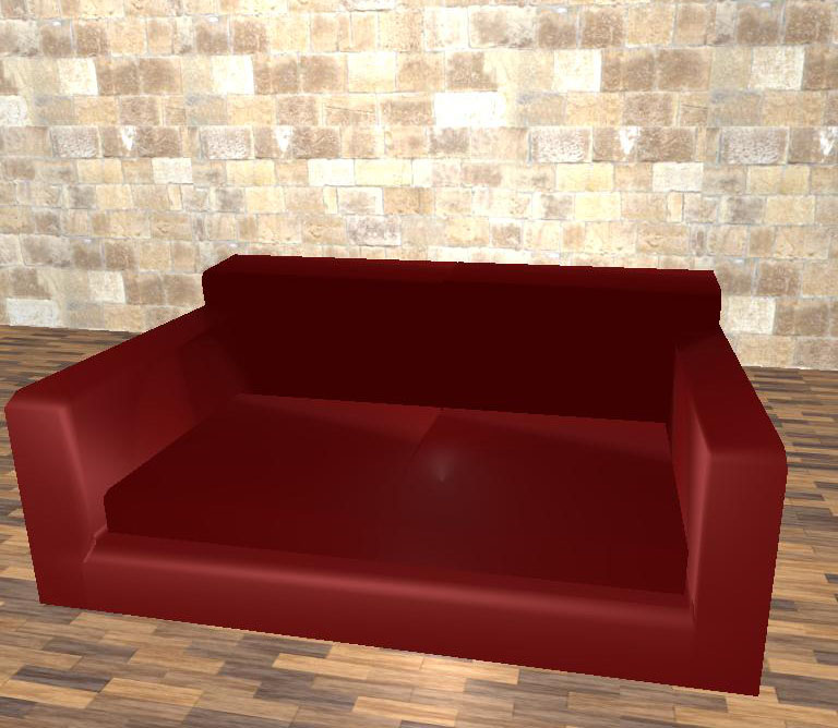 Brown sofa