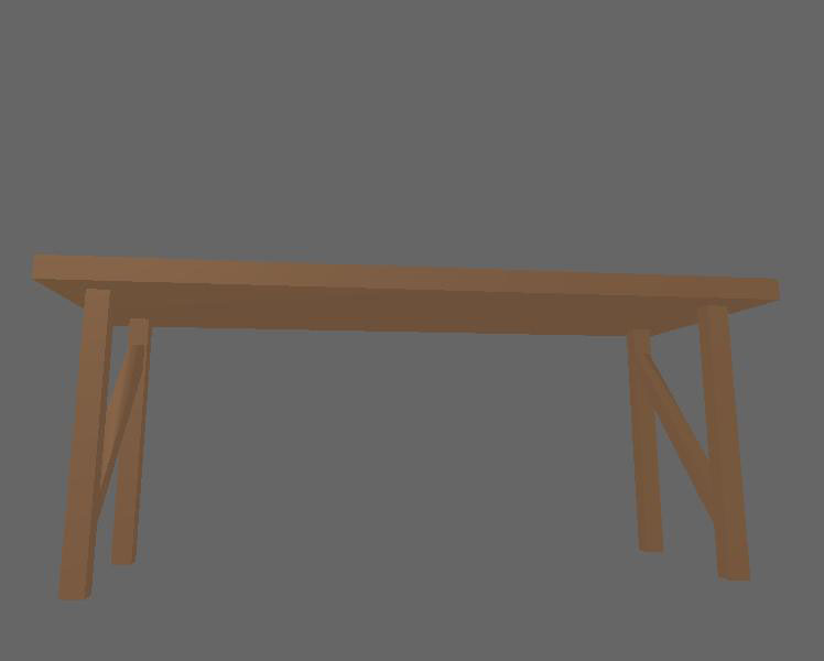 Table Low Poly