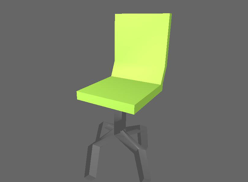 Green chair