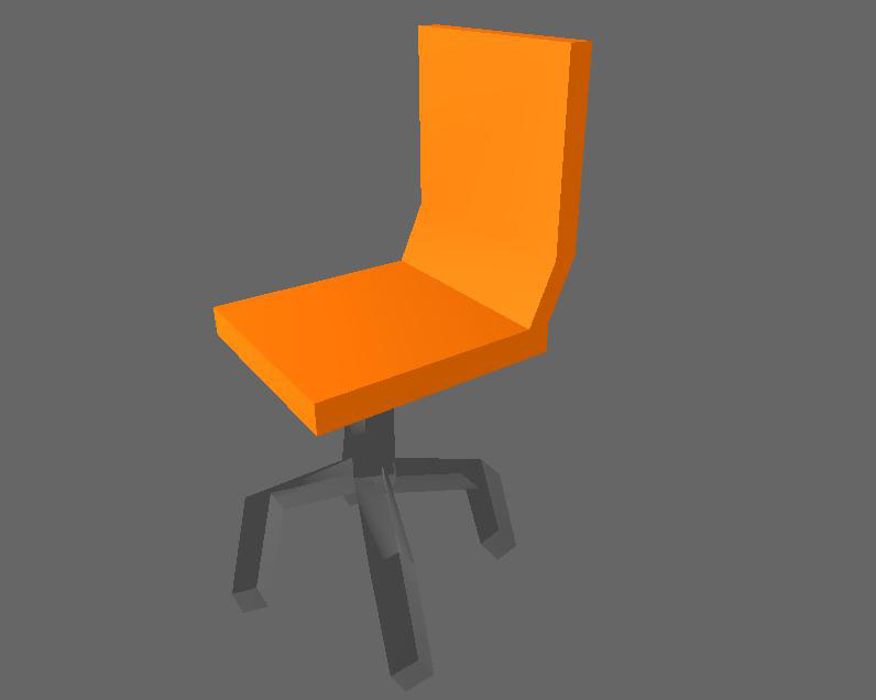 Orange chair