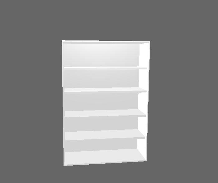 White Locker Low Poly
