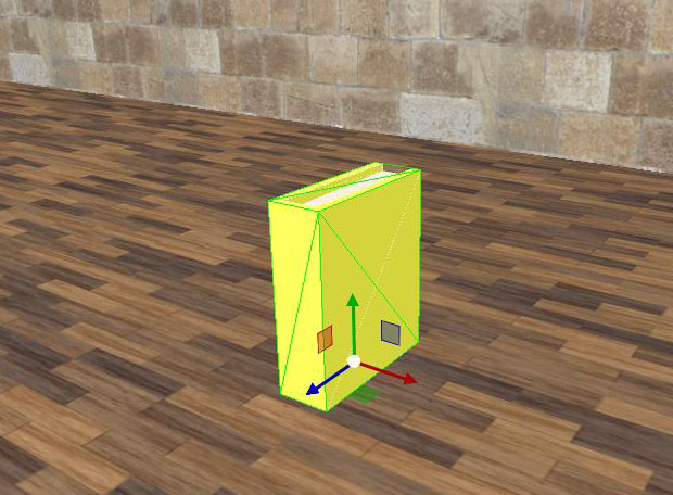 Yellow Book Low Poly