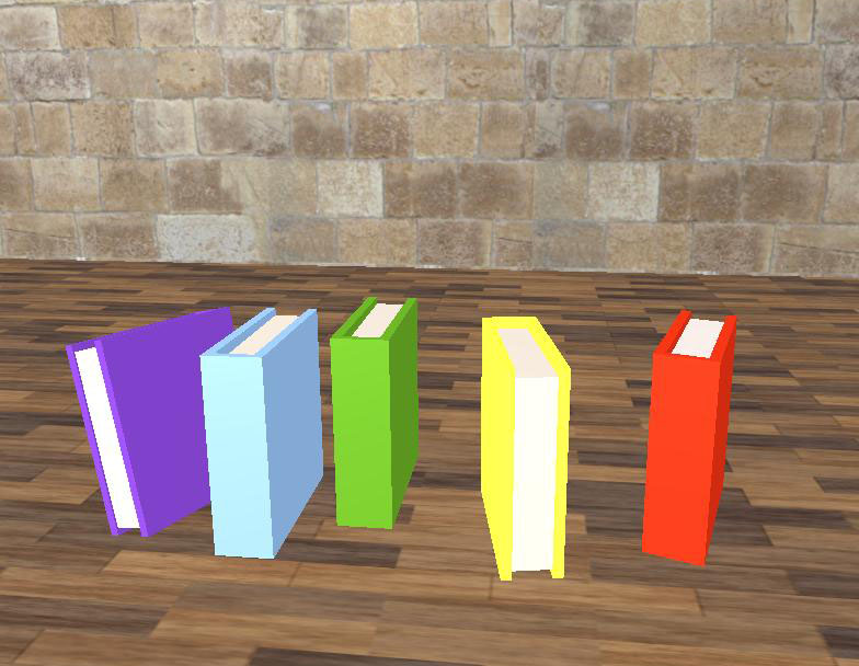Books Low Poly Pack
