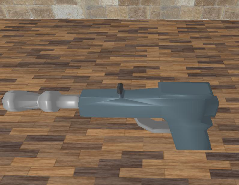 Gun Low Poly