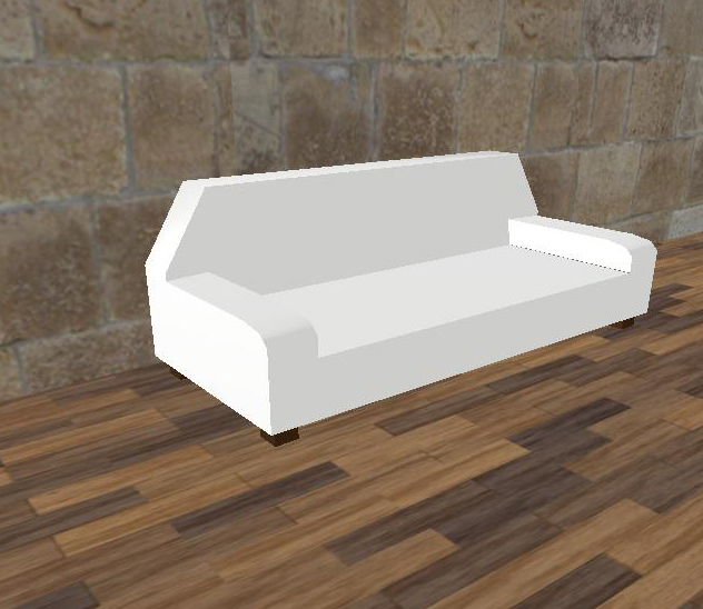 White sofa