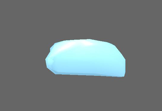 Blue pillow