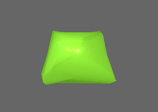 Green pillow
