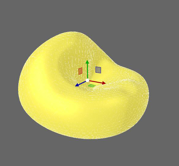 Yellow chair pillow
