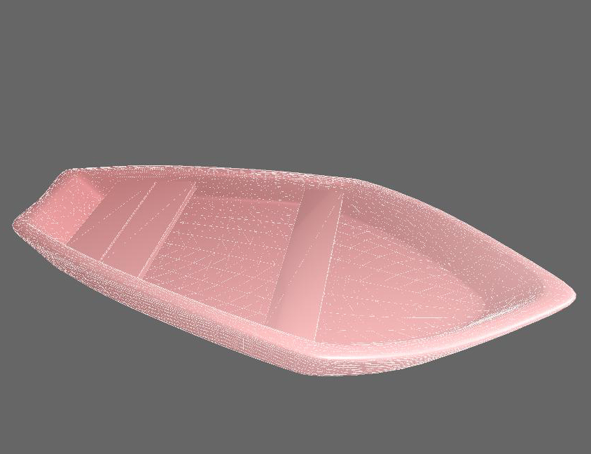 Pink boat