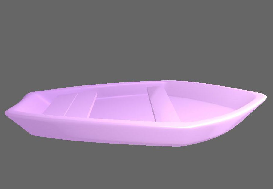 Purple boat