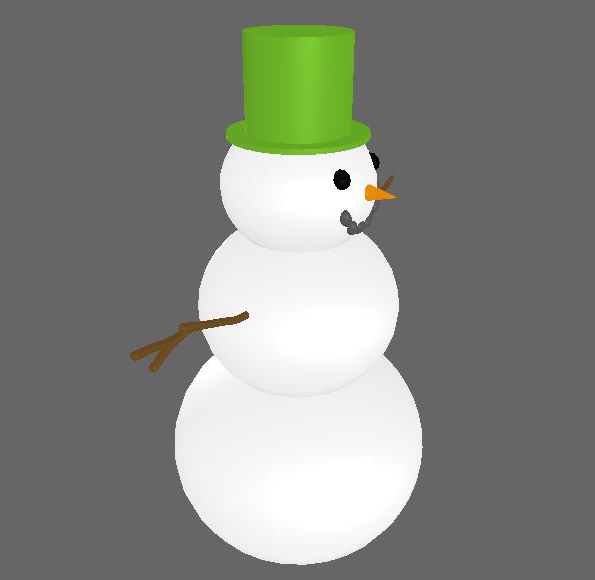 Green Snowman