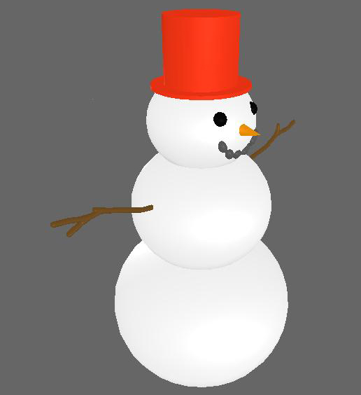 Red Snowman