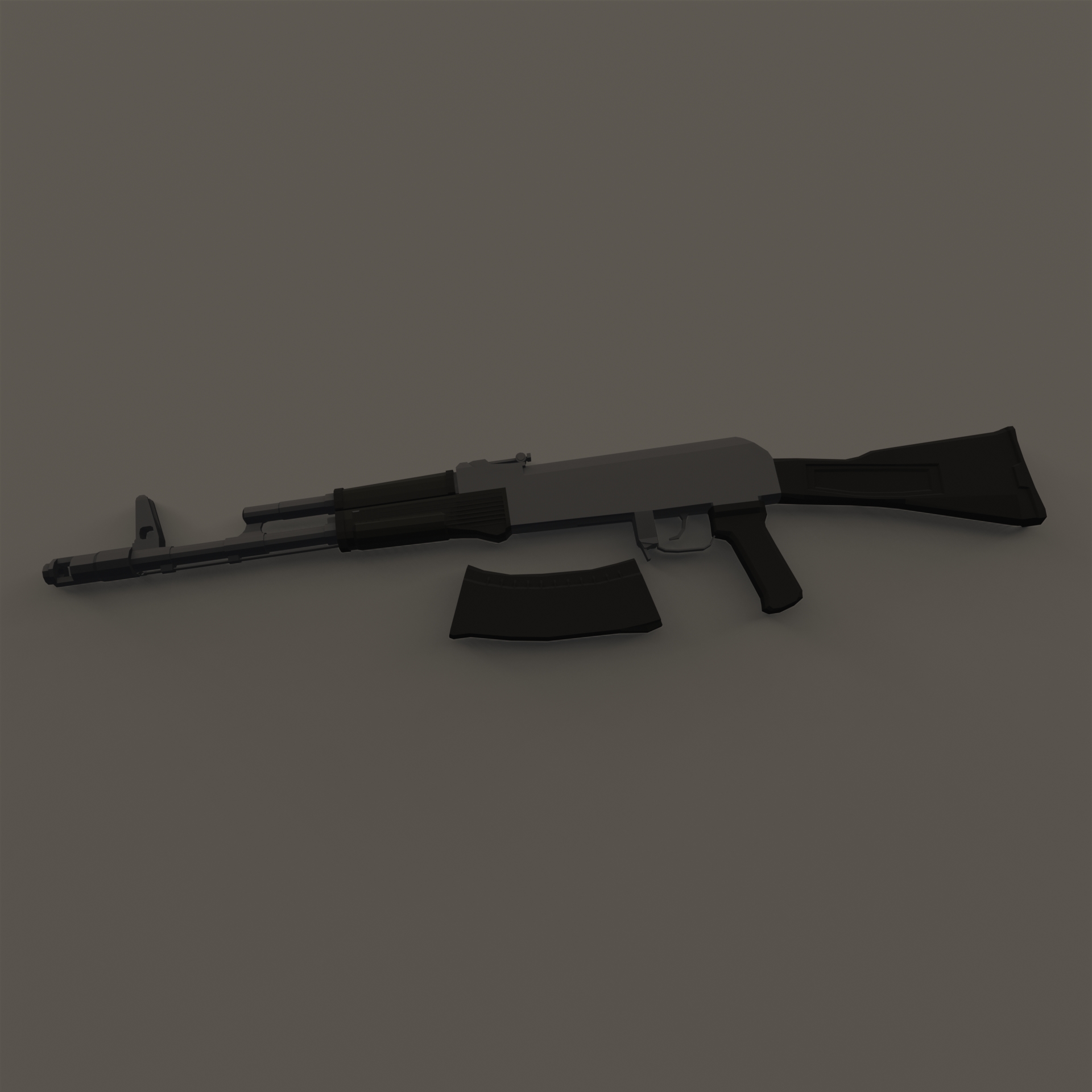 Low Poly AK74M